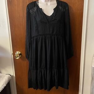 - Black sheer dress size 2